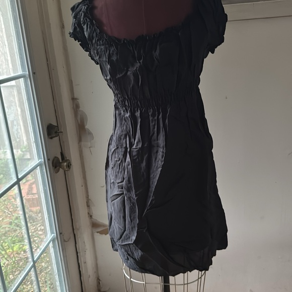 Black Marrika Nakk off the shoulder mini dress OS - Picture 2 of 3